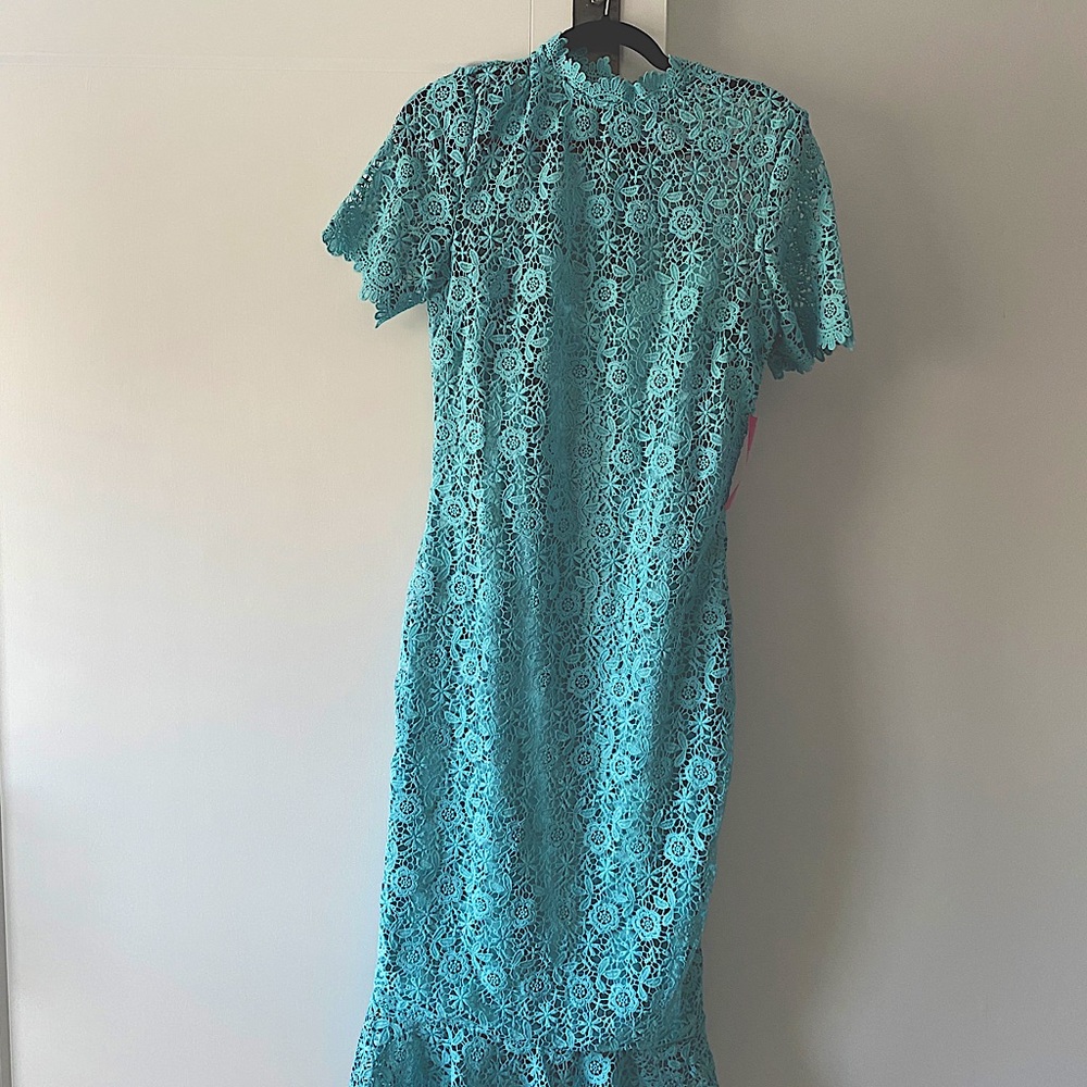 ASOS Tall All Over Lace High Neck Dress